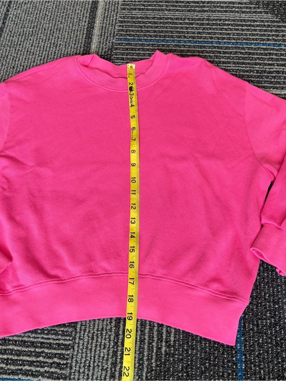 Michael Lauren knit set XS Pink Sweatsuit Crew Neck Wide Leg Pants - Picture 11 of 11